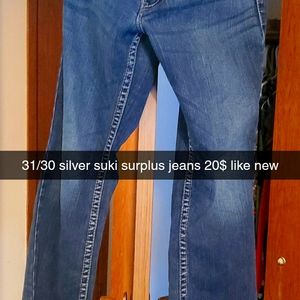 Silver jeans